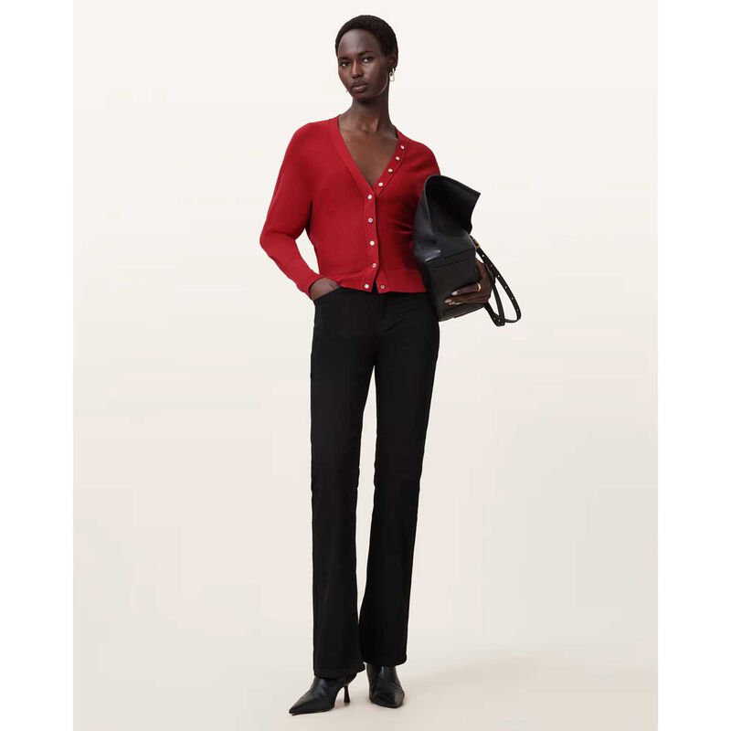 AllSaints Honor V-Neck Cardigan image number 3